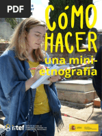 Cómo Hacer Una Mini-Etnografía (F. Ferrándiz)