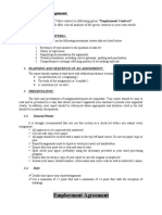 Employment Agreement: Requirements For Assignment