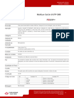 Cabo Transmissao de Dados Multilan U Utp 24awgx4p Cat.5e CMX Az Rohs - 23200019 - Furukawa