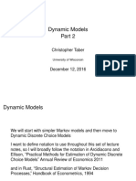 Dynamic Models: Christopher Taber