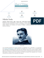 Biografia de Nikola Tesla
