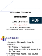 Computer Networks: Zaka Ul-Mustafa