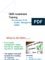 QMS Awareness Training: An Overview of The Quality Management System