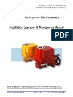 Installation, Operation & Maintenance Manual: HQ Series Quarter-Turn Electric Actuator