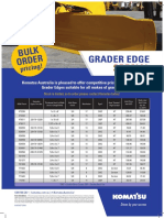 Komatsu Grader Edge bulk order special