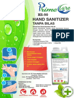 Brosur Primecare Hand Sanitizer & Disinfektan