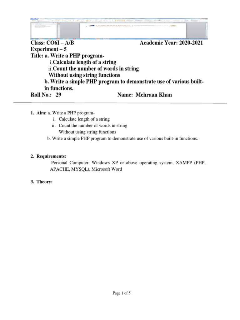 I.calculate Length of A String II - Count The Number of Words in String ...