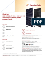 Canadian Solar KuMax CS3U MS Solar Panel Datasheet