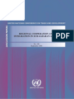 Regional Cooperation and Integration in Sub-Saharan Africa: No. 189 September 2008