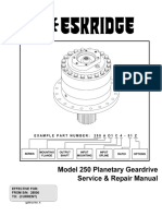 Model 250 Planetary Geardrive Service & Repair Manual