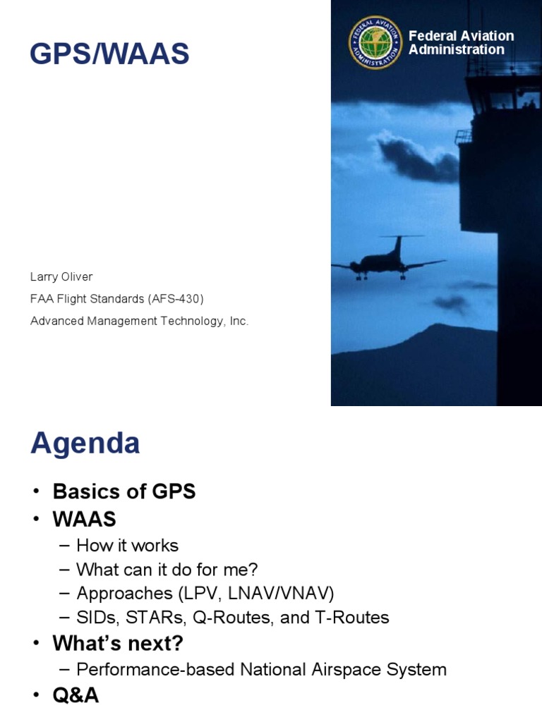 GPS WAAS PilotTrainingBrief PDF Global Positioning System Systems