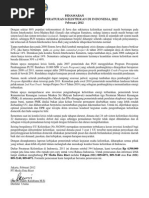 Download DAFTAR PERATURAN KELISTRIKAN DI INDONESIA 2012 by MEDIA DATA RISET PT SN50850039 doc pdf