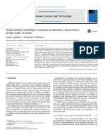 Neural Network Modeling of Unsteady Aerodynamic Characteristics at High Angle of Attacks