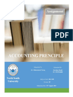 Accounting Prenciple: Assignment