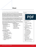 Si861x/2x Data Sheet: Low-Power Single and Dual-Channel Digital Isolators