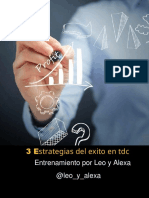 3 Estrategias Del Exito en TDC