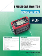 MODEL GX-8000: Specifications