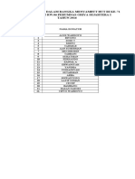 Daftar Nama Warga Donatur RT 02 Bantuan Dana Hut Ri 2016