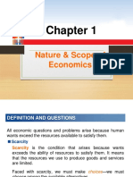 Chapter 1-Nature and Scope of Economics