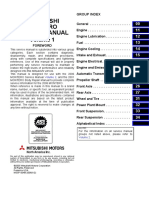 2006 Mitsubishi Montero Service Manual: Group Index