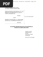 Memo-Motion To Compel, Schneider's Entities V JPMorgan Chase 15-00293 (S.D.N.Y.) (D.E. 147)