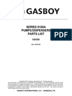 SERIES 9100A Pumps - Dispensers Parts List