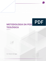 Metodologia da pesquisa teológica delimitada