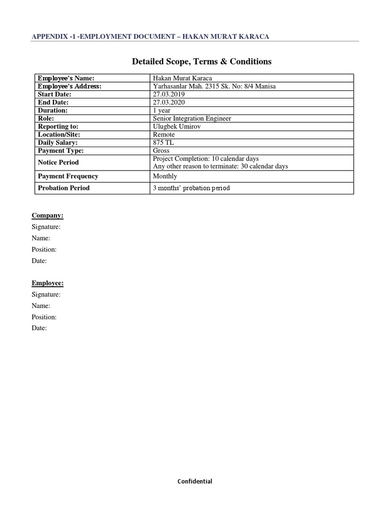 Appendix - 1 Template - 2019 | PDF