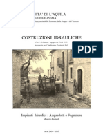 Capitolo 0 - Premessa - M. Leopardi - Costruzioni Idrauliche - Università de L'Aquila