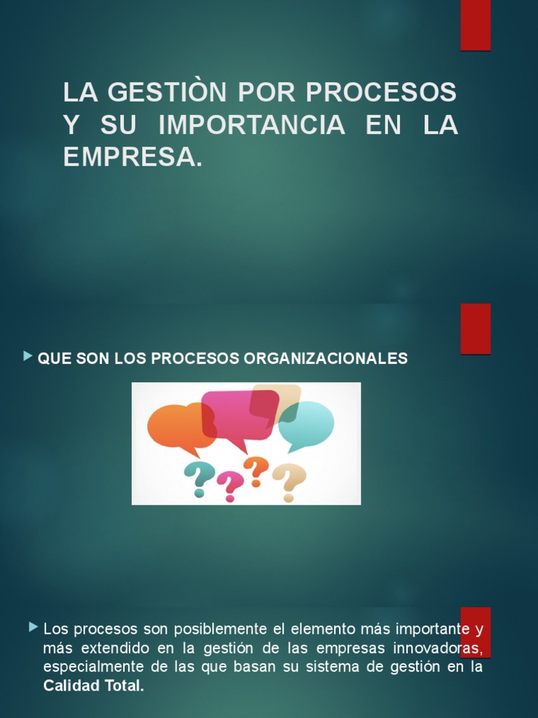 La Gestion Por Procesos | PDF | Empresas | Seguridad