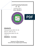 CPF Report of Hassan Rehma Zemmam