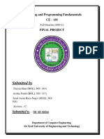 CPF ReportDocument From
