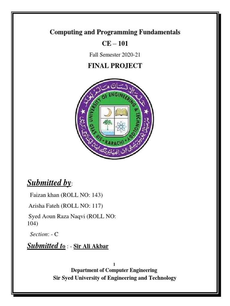 C Language Quiz Game Project Report | PDF | Control Flow | C ...
