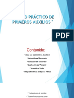 Capacitación de Primeros Auxilios