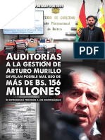 22 Informes Preliminares de Auditoría Con Observaciones de La Gestión de Arturo Murillo