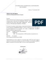 Pago autorizado para abono en cuenta bancaria del proveedor por elaboración de expediente técnico