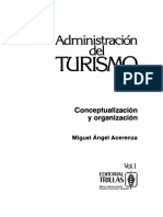 Administracion Del Turismo Vol I Miguel Ascensa