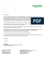 Schneider Electric China RoHS Project Letter