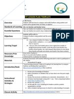 VTFT Lesson Plan Template: Standards of Learning Essential Questions Objectives