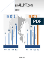 3D Bar Chart PPT Diagram