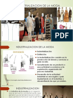 Industrializacion de La Moda