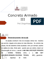 CONCRETO ARMADO III - Dimensionamento de escada
