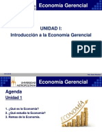 Clase # 1 Unidad 1 Introducción A La Economía Gerencial