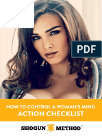 How To Control A Womans Mind Action Checklist