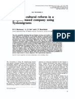 Assisting Cultural Reform in A Projects-Based Company Using Systemigrams