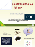 Pascapanen Dan Pengolahan Kopi 2020 - Bimtek