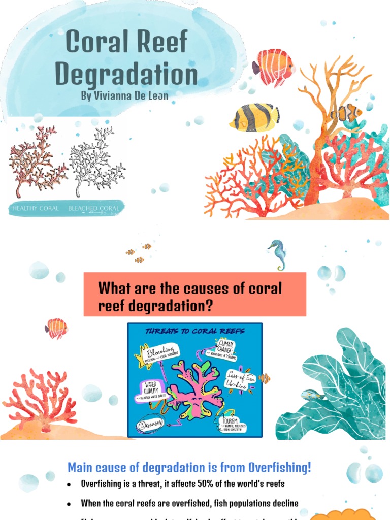 Coral Reef Degradation PDF Coral Reef Coral