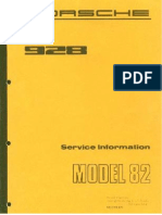 Porsche 928 1982 Service Information