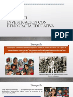 Investigación Con Etnografía Educativa