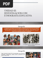 Investigación Con Etnografía Educativa